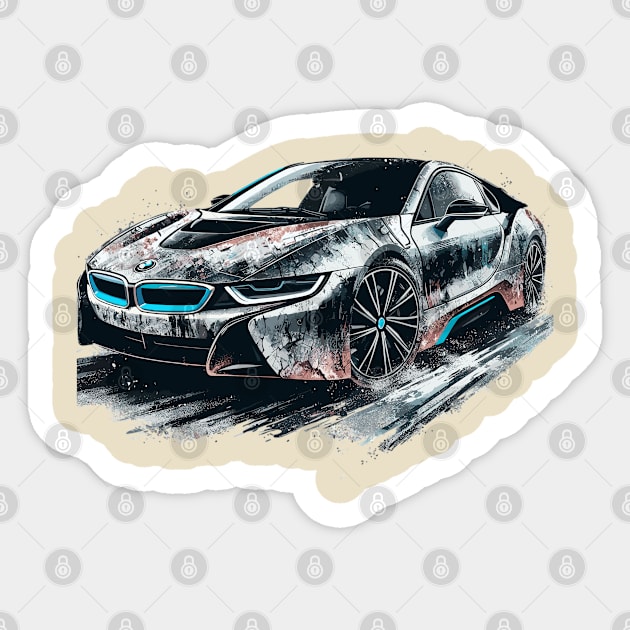 BMW i8 Sticker by Vehicles-Art